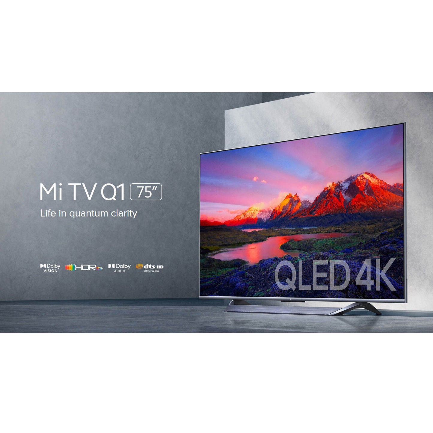 Mi TV Q1 75 120Hz 3840 x 2160 4K UHD Display TV Mi TV Xiaomi 75 inch